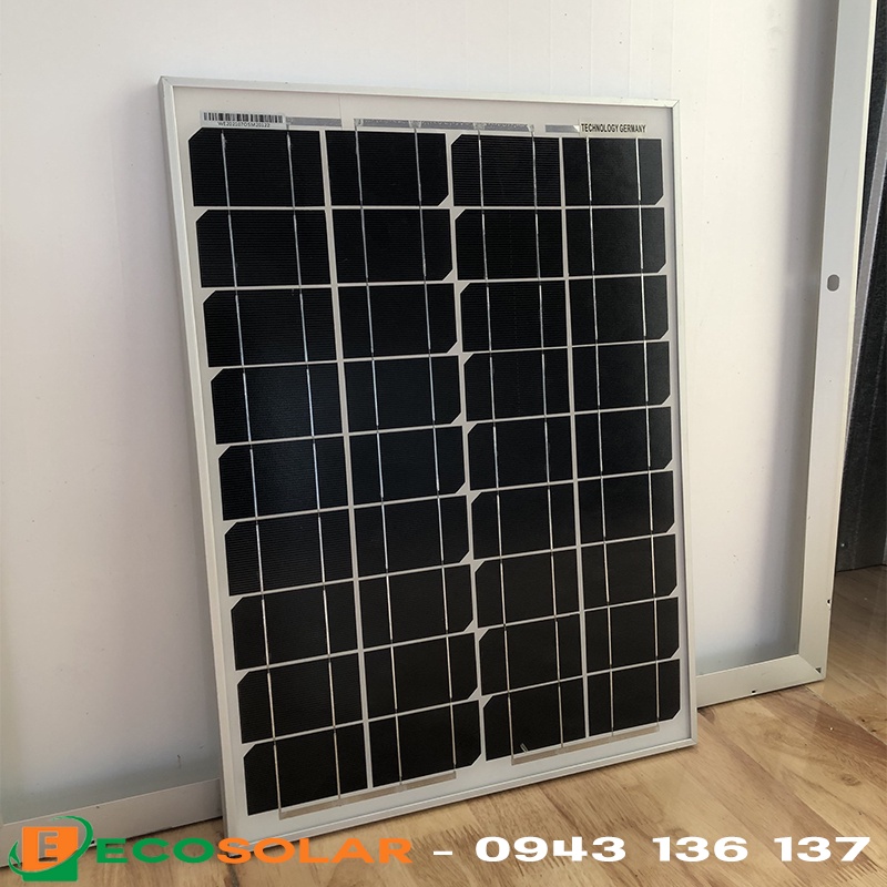 Pin năng lượng mặt trời mono 20W-18V WorldEnergy -