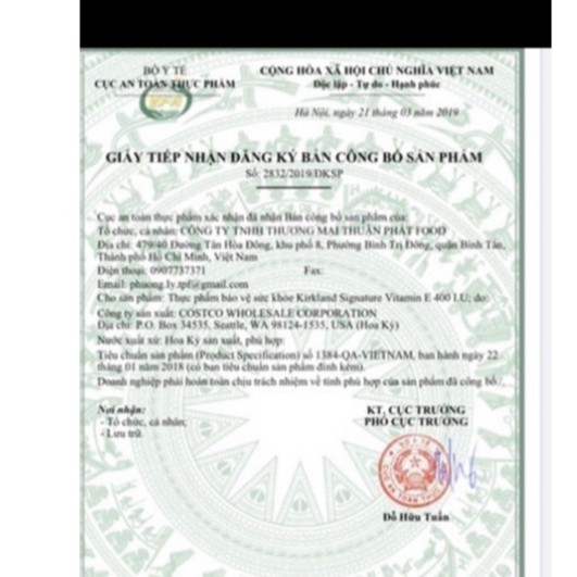 TPBVSK kirkland signature Vitamin E Của Mỹ (hsd 2023) | BigBuy360 - bigbuy360.vn