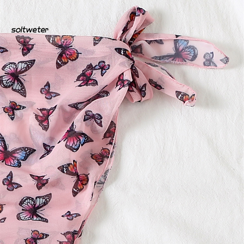 Vỏ Bọc Chống Nắng Xuyên Thấu Buộc Dây Bên Hông Cho Kỳ Nghỉ