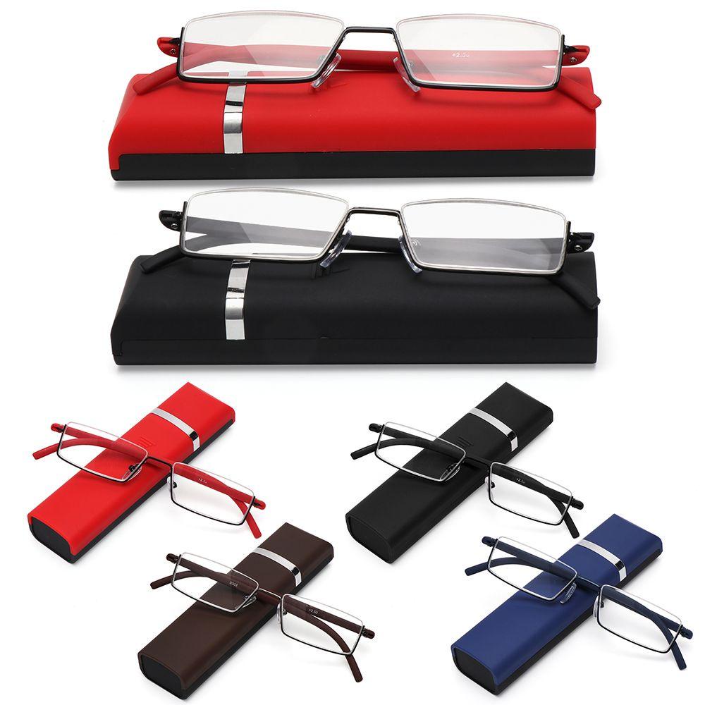 Kính Đọc Sách TR90 1.0~4.0x Hình Chữ Nhật Dành Cho Nam Nữ