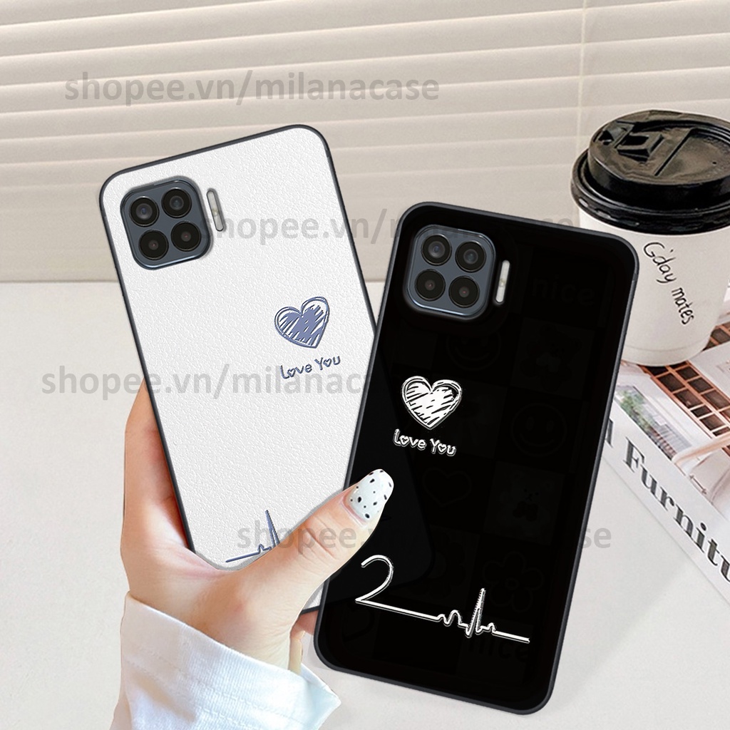 Ốp Oppo A73 / A93 in hình caro trái tim siêu đẹp, siêu nét đầy phong cách cá tính
