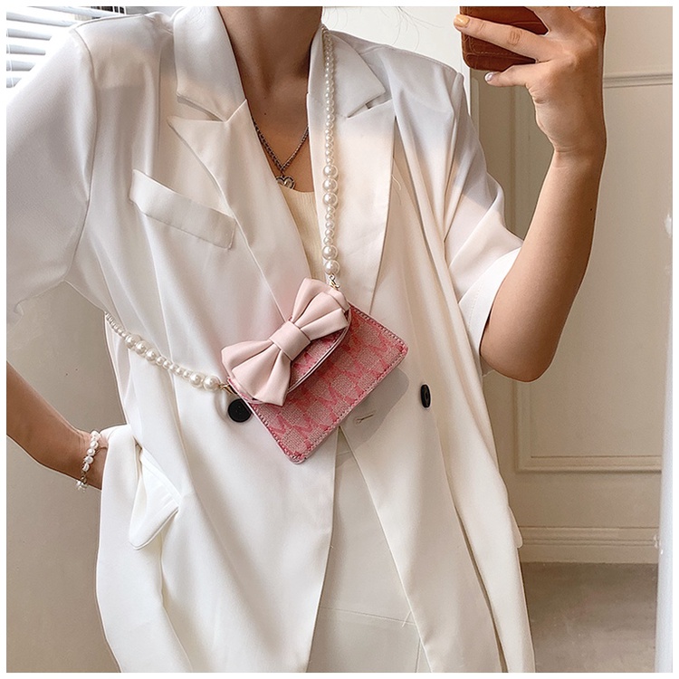 Túi xách nữ mini dính nơ phong cách hàn quốc dễ thương hàng quảng châu cao cấp 1999store_official