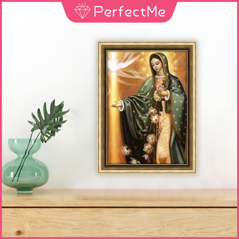 Bộ tranh đính đá Diy hình chúa Jesus 30X40cm để trang trí nhà