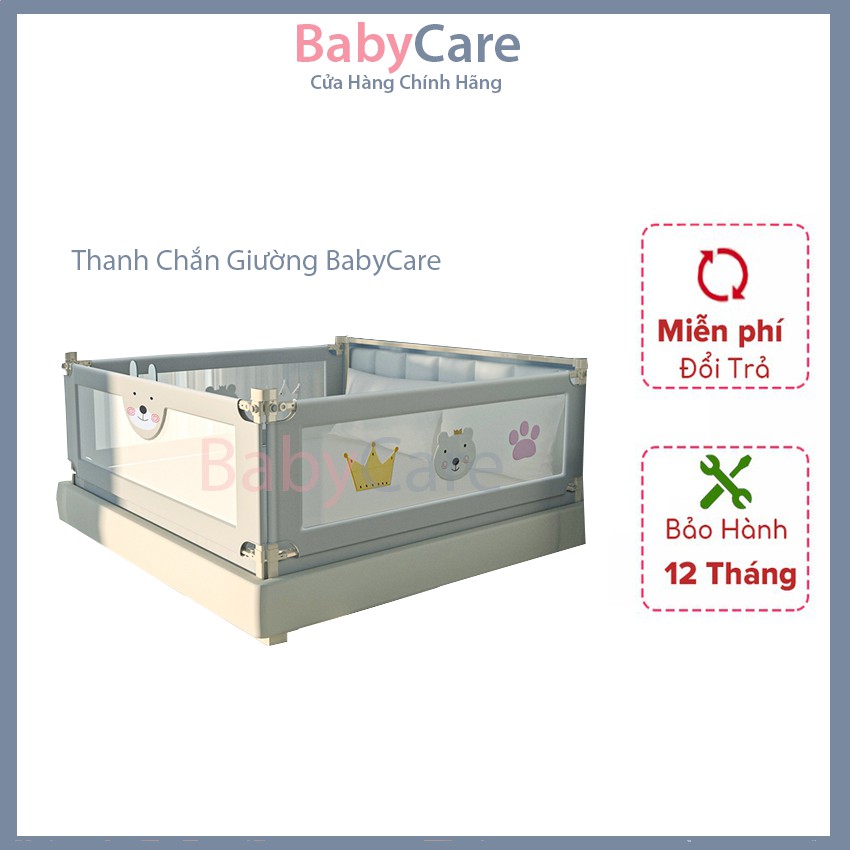 Thanh Chắn Giường BabyCare - Mẫu Mới Nhất 2021 ( 1 Bộ 1 Thanh ) - An Toàn - Tiện Lợi - Chắc Chắn - BabyCare