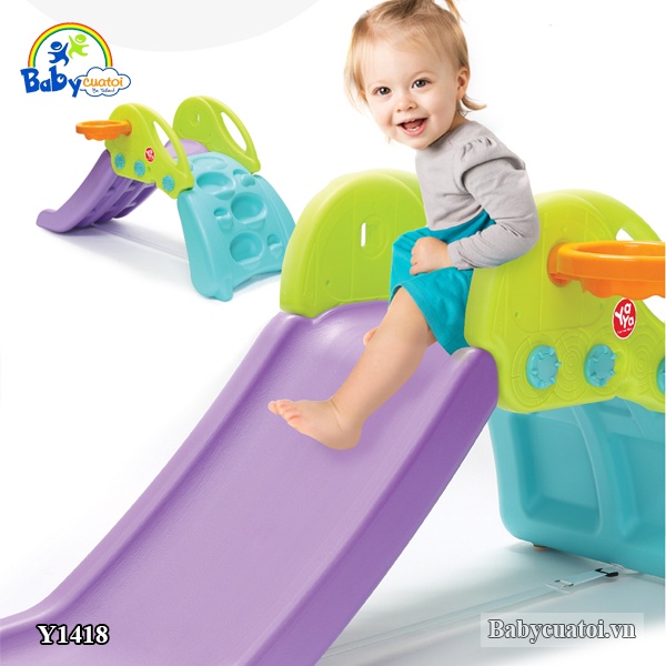 Cầu trượt Hàn Quốc mini có ném bóng rổ Y1418 BBT gloabal