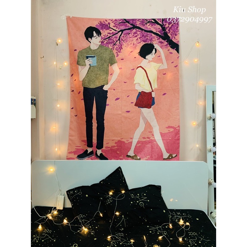 [HÀNG SẴN] Siêu hot Tranh Decor treo tường phong cách cặp đôi Zipcy + móc treo đầy đủ | BigBuy360 - bigbuy360.vn