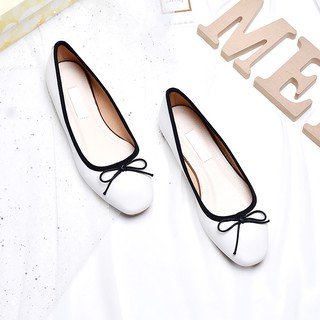 [Form lớn giảm 1 size] Giày búp bê đính nơ Merly 1133