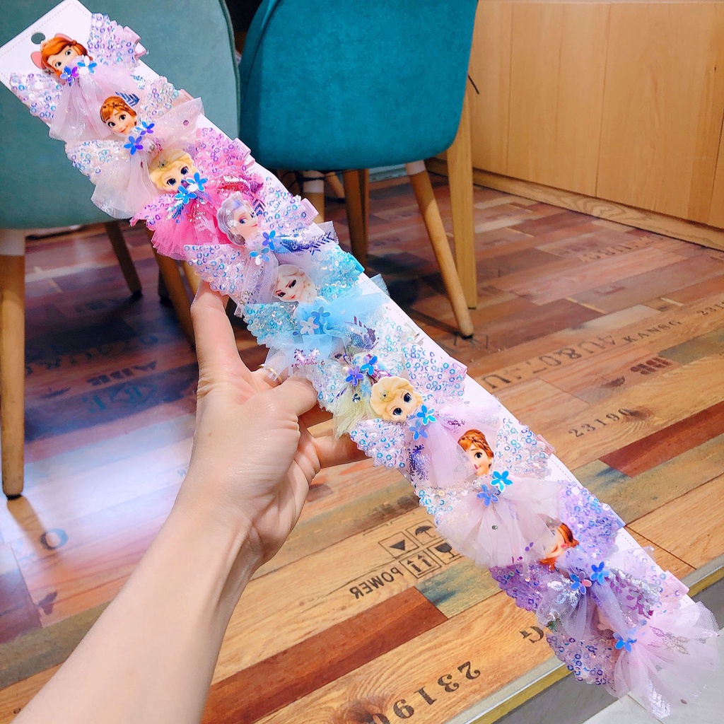 (Bán Buôn Sỉ) Kẹp tóc công chúa nhiều mẫu xinh cho bé gái