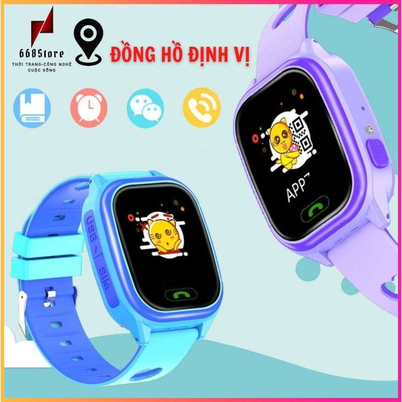 Đồng hồ trẻ em Y85, định vị GPS, lắp sim nghe gọi nhắn tin 2 chiều [bảo hành 6 tháng]