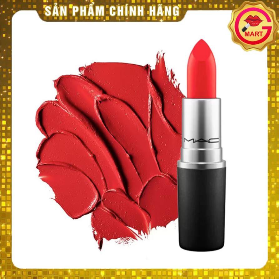 [CHÍNH HÃNG] Son Mac Lady Danger 607 - Màu đỏ cam - Matte