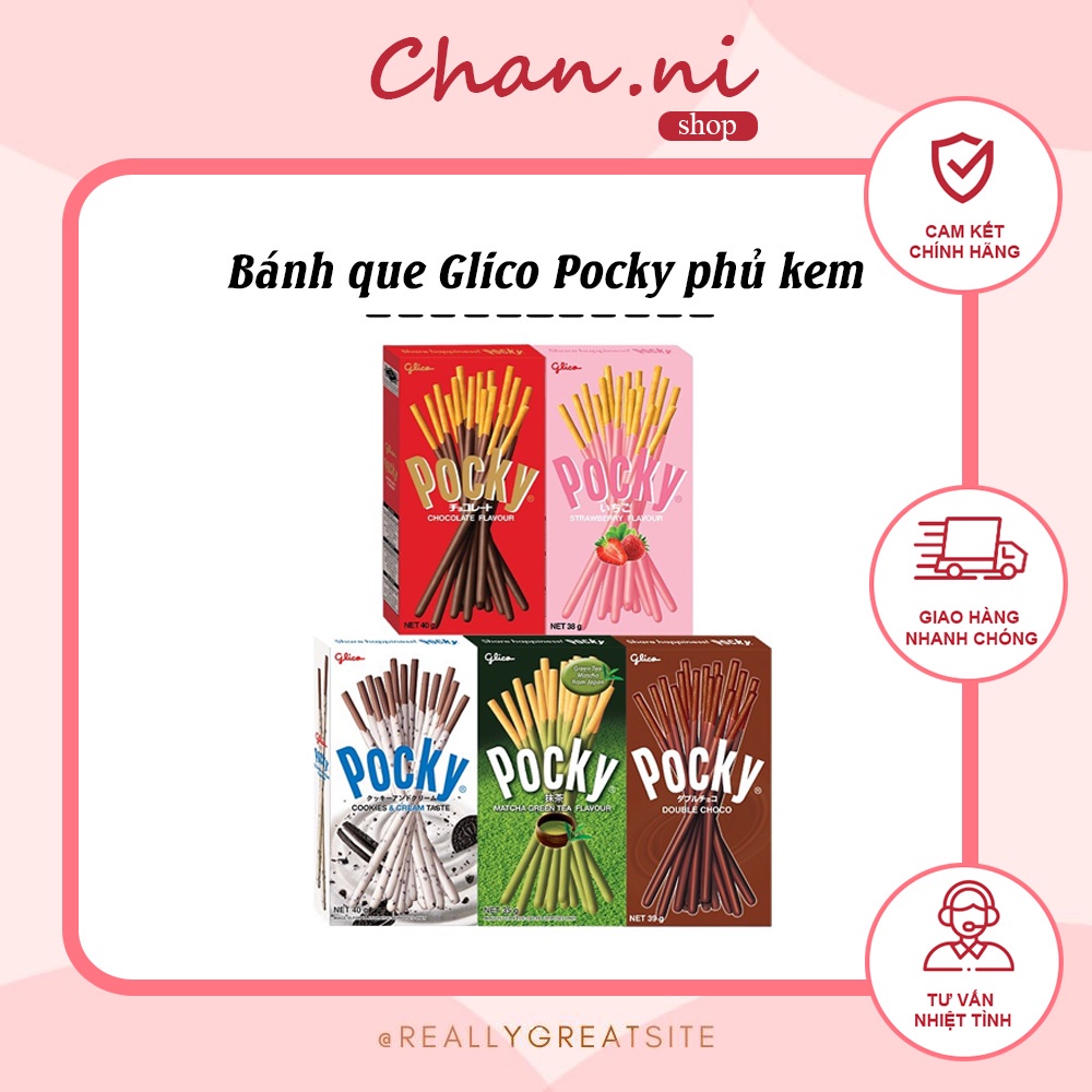 Bánh que Glico Pocky phủ kem