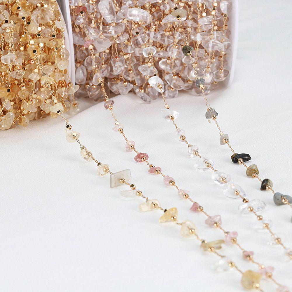 YIYU Chuỗi Hạt Thủy Tinh Thời Trang Dùng Làm Trang Sức Thủ Công