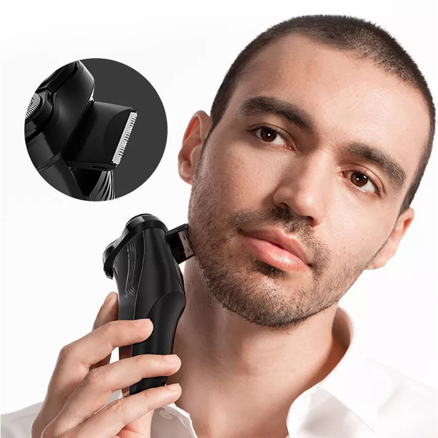 [Rẻ nhất] Máy cạo râu Xiaomi Enchen Gentleman 5s kháng nước IPX7, đầu cắt 3D,Công nghệ tự mài lưỡi EMS,Pin 3tháng
