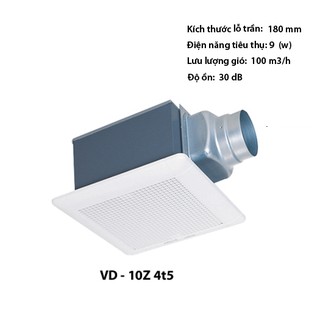 QUẠT HÚT ÂM TRẦN MITSUBISHI VD-10Z4T6