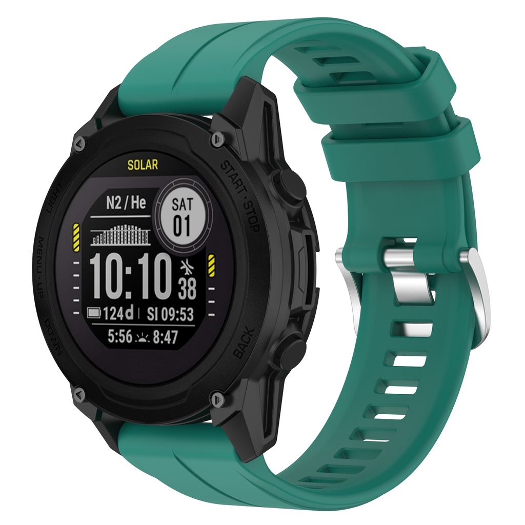 Dây Đeo Silicone 22mm Cho Garmin Forerunner 955 945 935 745 Fenix 7 6 5 instinct 2 Descent G1