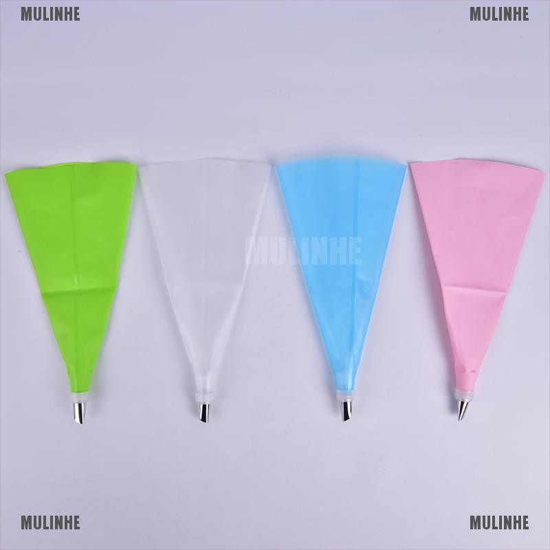Bộ Túi Bắt Bông Kem Bằng Silicone Tiện Dụng