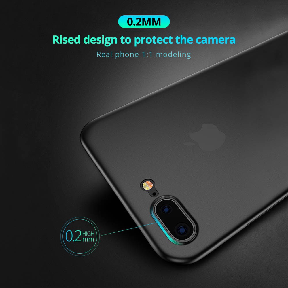 Ốp điện thoại nhám siêu mỏng cho iPhone 6 s 7 8 plus XS XR 11 Pro Max | BigBuy360 - bigbuy360.vn