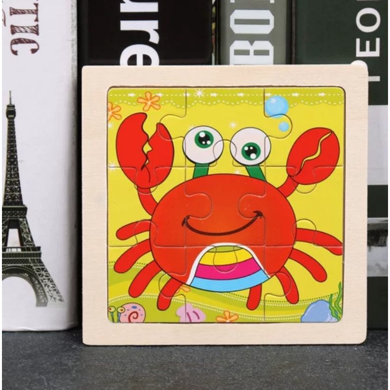 Tranh ghép hình đồ chơi cho bé trẻ em bảng gỗ xếp hình giúp bé phát triển thông minh tư duy T72