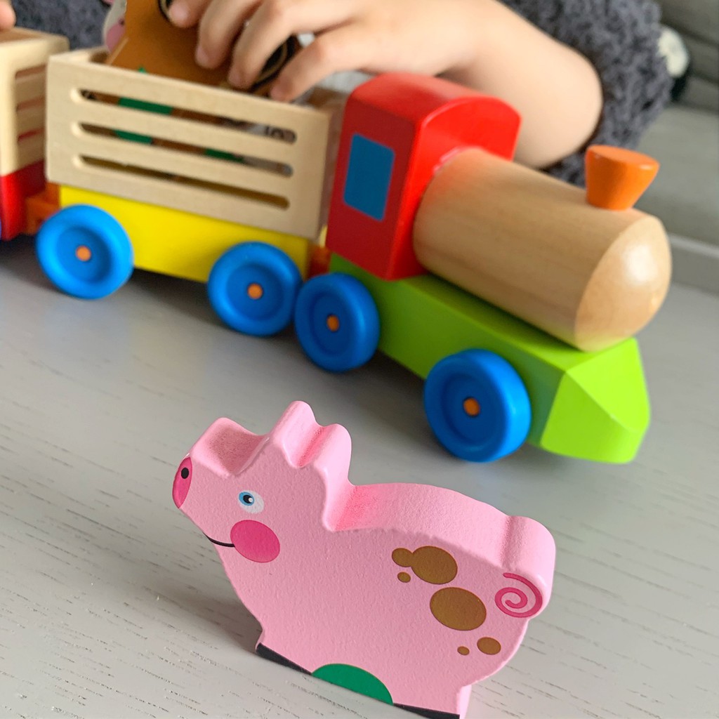 Đồ Chơi Tàu Lửa Farm animals Trainin (2% Phí shopee)