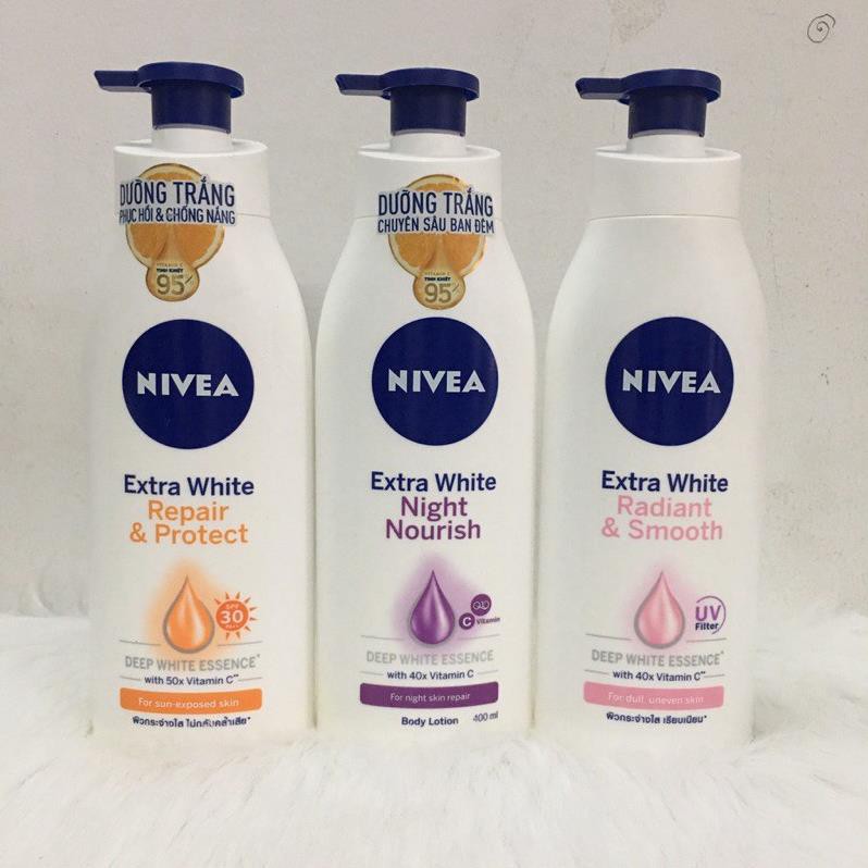 Sữa Dưỡng Thể NIVEA Trắng Da 350ml và 400ml