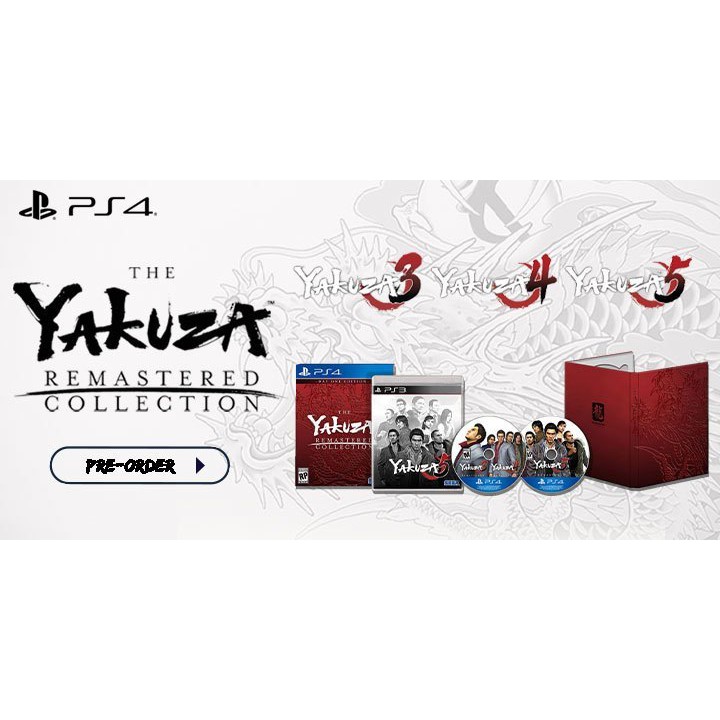 GAME CHO MÁY PLAYSTATION YAKUZA REMASTERED COLLECTION