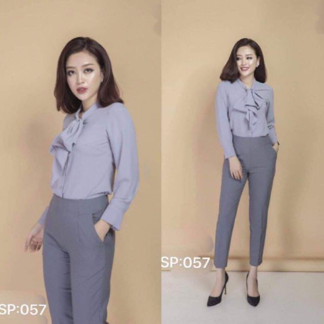 Quần Tây Công Sở Khoá Sườn [ Hàng Cao Cấp