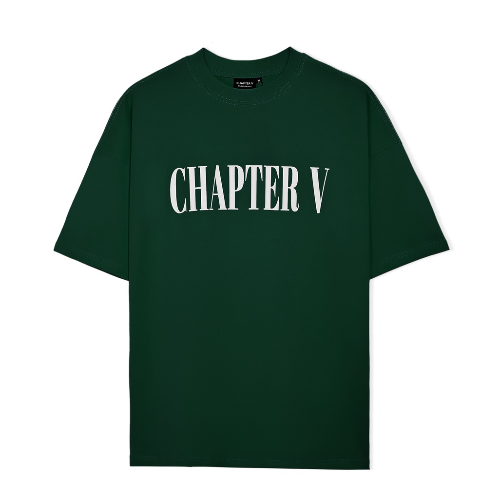 Áo thun cotton tay ngắn xanh rêu - Discover T-Shirt - Dark Green