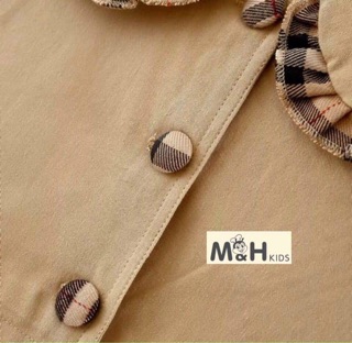 Set váy burberry bé gái