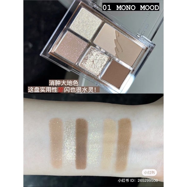 Bảng phấn mắt Clio Eye Palette Mini 6 ô màu
