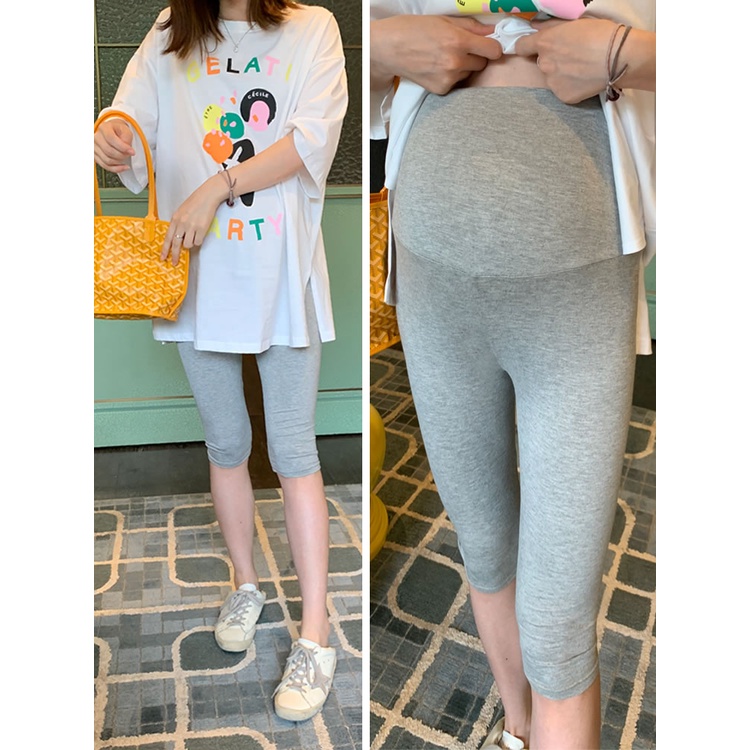 NSCAT-legging dành cho bà bầu loại quần đùi cắt ngắn sành điệu phong cách Hàn Quốc