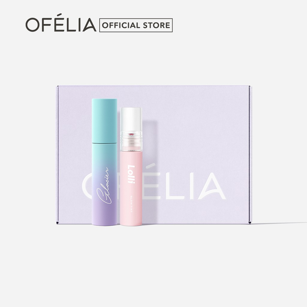 Set Son OFÉLIA Glacier Velvet Tint + Lolli Glow Tint (5g x 3.9g)