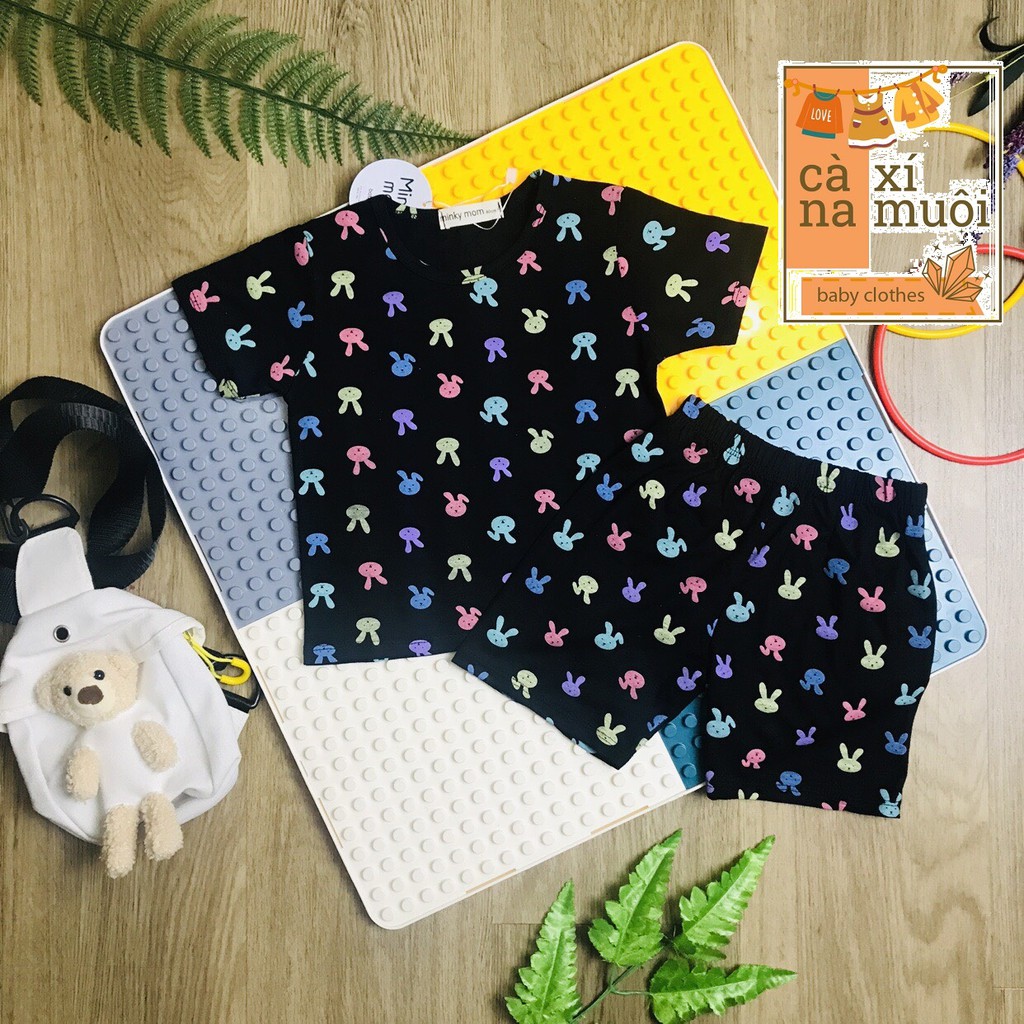 (Xem Trước Khi Thanh Toán) Bộ MinkyFREE SHIP Mom Cho Bé Thun Lạnh Ngắn Tay Dể Thương Cho Bé Gái, Bé Trai, Đủ Màu