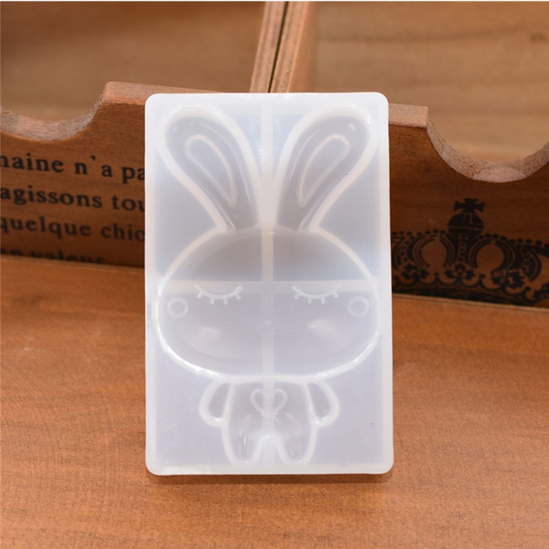 Khuôn Silicone Làm Bánh Hình Thỏ Hoạt Hình Xinh Xắn