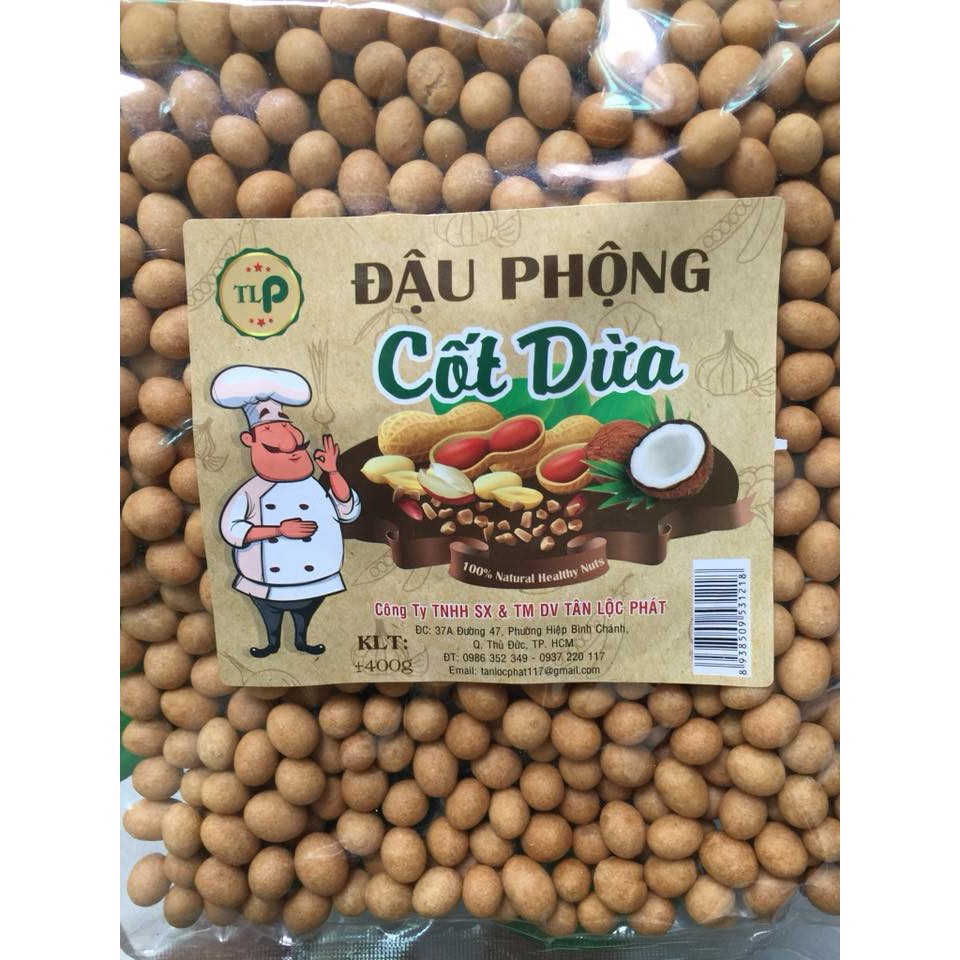 400gr đậu phộng cốt dừa ăn liền | BigBuy360 - bigbuy360.vn