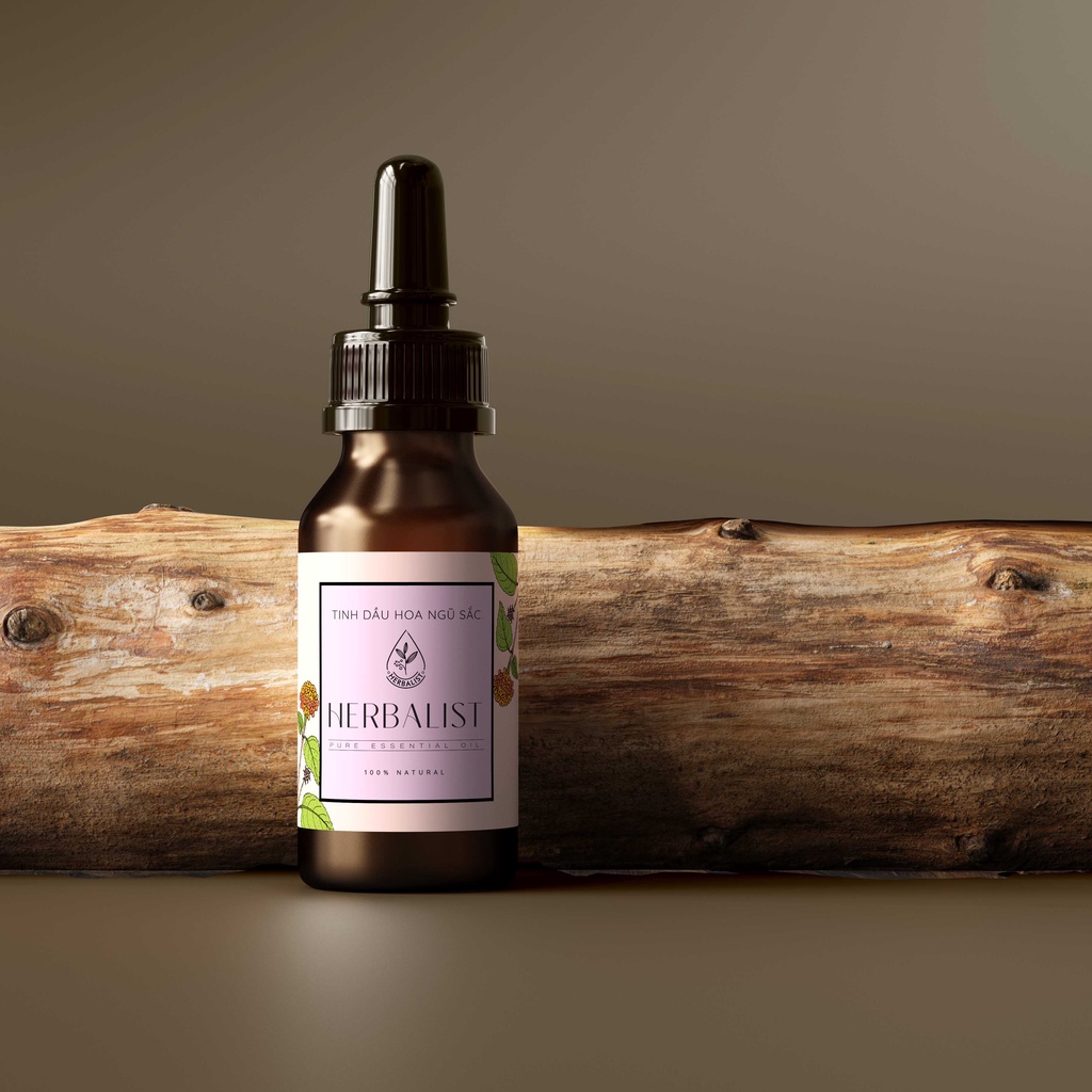 Tinh Dầu Hoa Ngũ Sắc Nguyên Chất Mùi Hương Dễ Chịu Thanh Khiết Trợ Hô Hấp Kháng Khuẩn Kháng V.iê.m