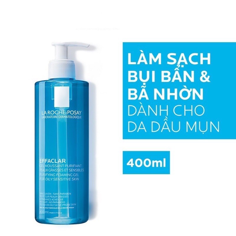 [CHÍNH HÃNG] Sữa Rửa Mặt Cho Da Dầu - Hỗn Hợp - Da Mụn LarochePosay Effaclar | BigBuy360 - bigbuy360.vn