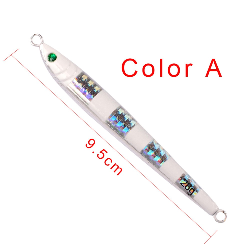 1 Mồi Cá Giả Bằng Kim Loại 5 Màu 7G-40G / 6cm-13.5cm