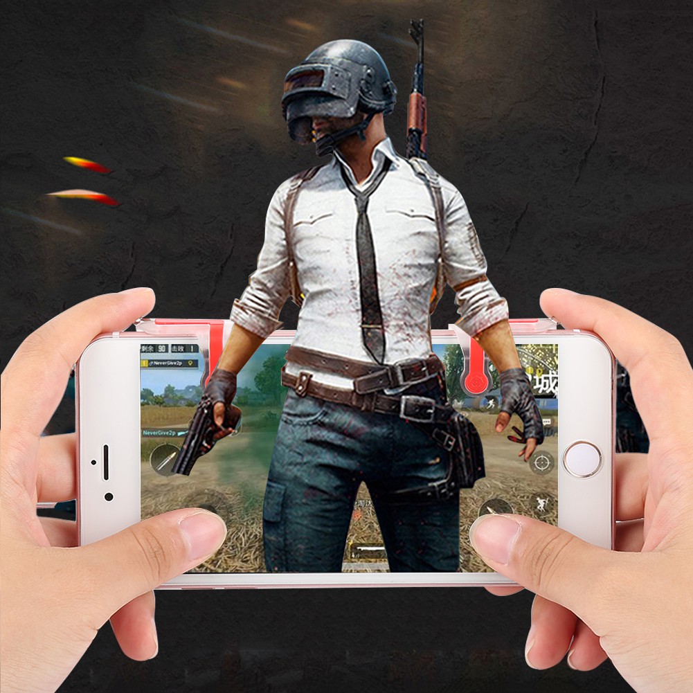 2 nút điều khiển gắn điện thoại chơi game PUBG