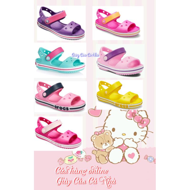 Sandal CrocBand bé gái