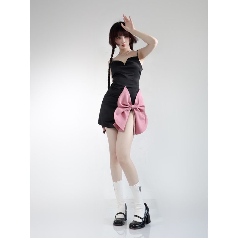 Đầm Ngắn Dáng Ôm Màu Sắc Tương Phản Thời Trang Mùa Hè Dành Cho Nữ 2022