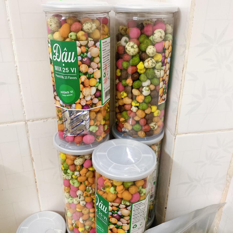 Đậu mix 25 vị_ hũ 500gr ăn vặt ngon rẻ | BigBuy360 - bigbuy360.vn