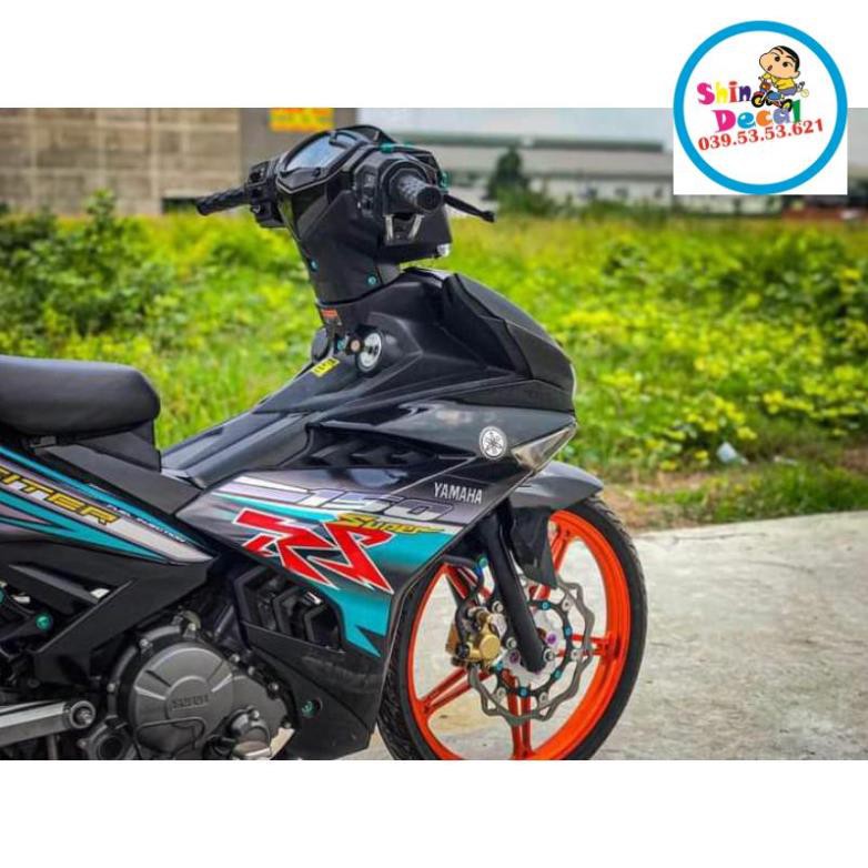 Tem xe exciter 150 RS tặng logo