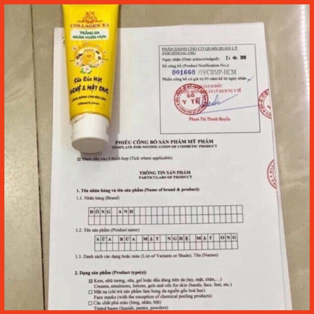 Sữa rửa mặt collagen x3