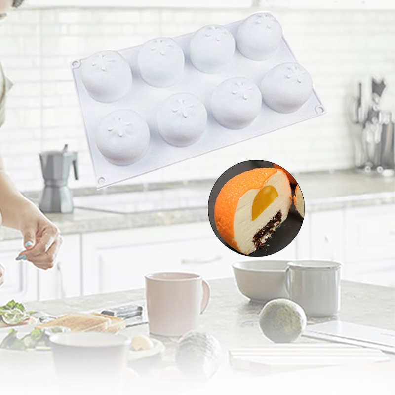 Aoto Khuôn Silicone Làm Bánh Mousse Chocolate Tráng Miệng