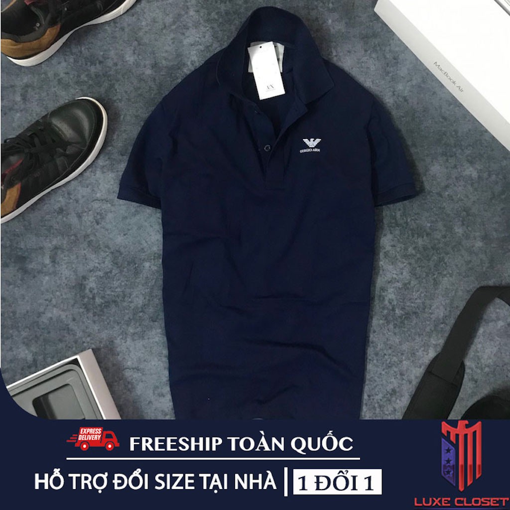 Áo thun nam có cổ Acquilia Exchange mẫu mới cao cấp cực đẹp ADBP011 | BigBuy360 - bigbuy360.vn