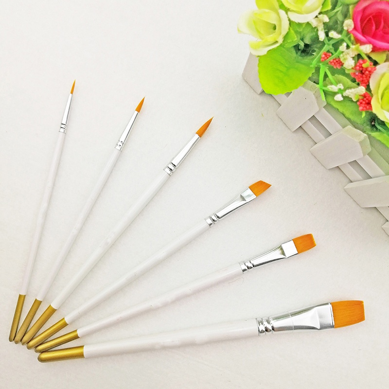 Set 6 Cọ Vẽ Tranh Sơn Dầu Chuyên Nghiệp