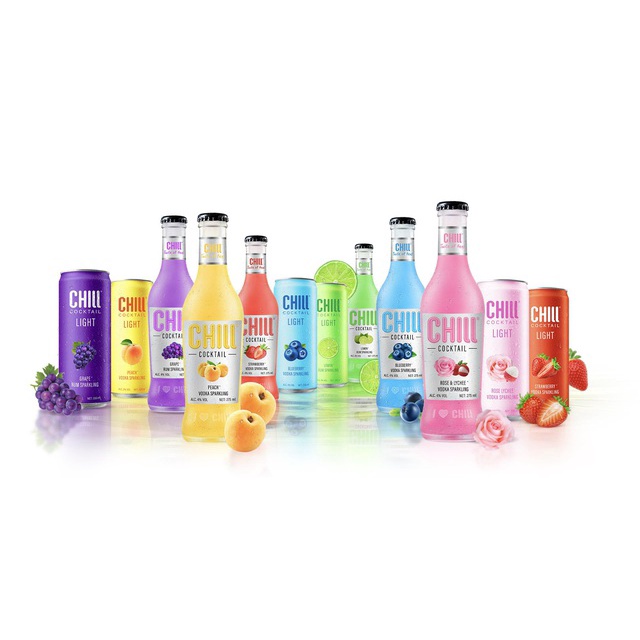 Chill Cocktail Original - Mix pack 6 chai 275ml