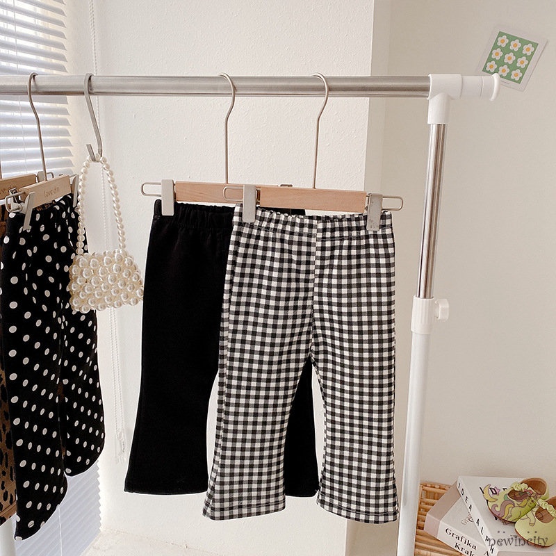 Quần Dài Ống Loe Thoải Mái Phong Cách Hàn Quốc Cho Bé Gái