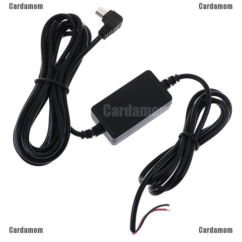 (hàng Mới Về) Bộ Dây Cáp Usb Mini Cho Máy Quay Hành Trình Dvr 12v / 24v Sang 5v Cho Xe Hơi | BigBuy360 - bigbuy360.vn