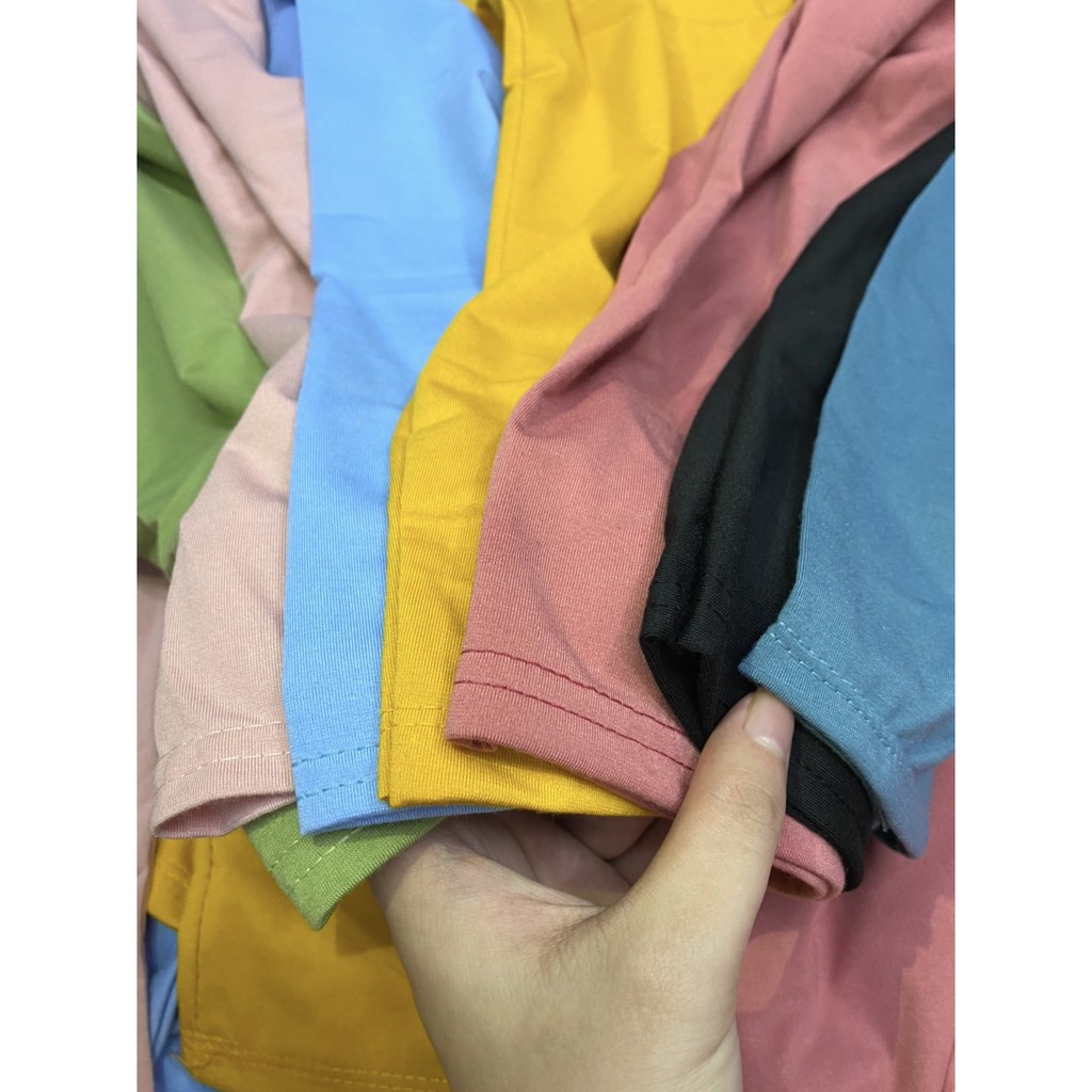 Áo phông trơn dài tay form rộng unisex - Thun cổ tròn dáng xuông kiểu basic ulzzang hàn quốc HOT | BigBuy360 - bigbuy360.vn